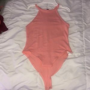 Forever 21 light pink bodysuit.